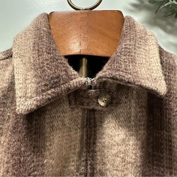 Vintage REAL Clothes by SAKS Fifth Avenue Plaid Wool Jacket Size Medium - Picture 5 of 16